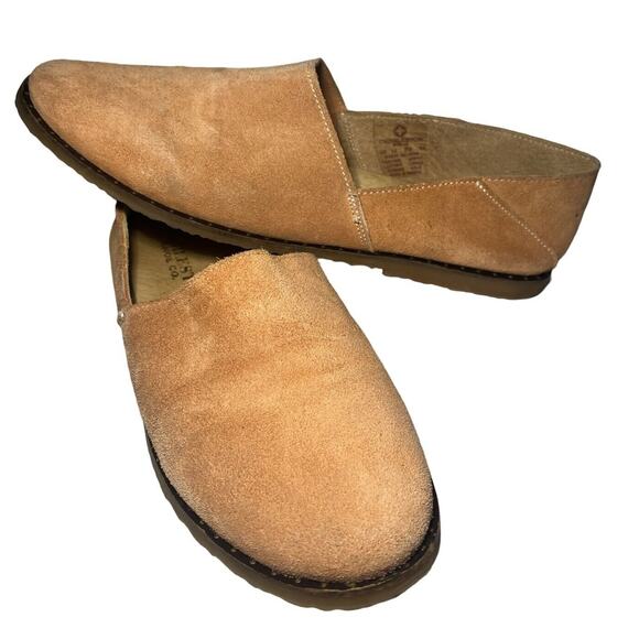 Charleston Shoe CO. Suede Alton Loafer Slip On Salmon Women's US 11 EU 4… - Picture 1 of 10